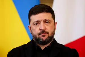 Volodymyr Zelensky, presidente da Ucrânia (Foto: Reprodução | Toby Melville - WPA/Getty Images)