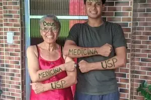 Wesley de Jesus passa em primeiro lugar na USP (Foto: Redes Sociais)