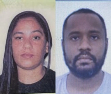 A vitima Jussara dos Santos Silva e o supseito Jonas Oliveira