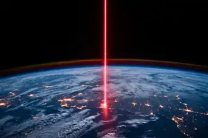 Cientistas captam um “laser gigante” vindo de 8 bilhões de anos-luz (Foto: Reprodução)