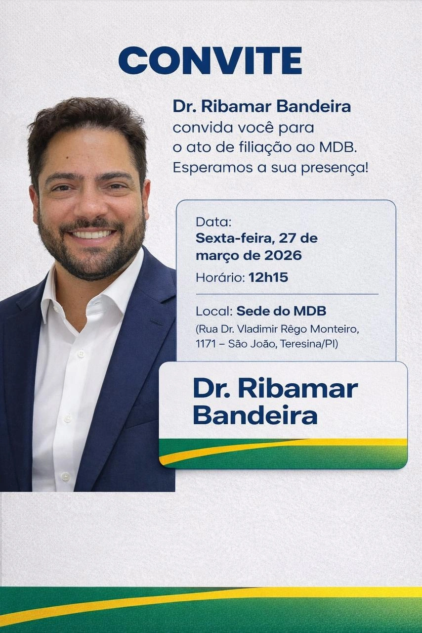 Convite de filiação ao MDB