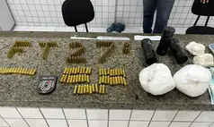 Polícia prende dupla com drogas e explosivos em Parnaíba