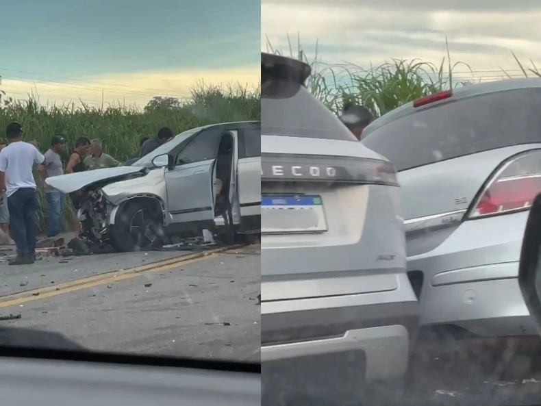 Duas pessoas mortas na BR-135, no município de Bom Jesus em acidente com dois carros