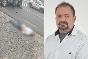 Edson Barbosa de 47 anos morto em acidente na manhã deste domingo 15 de março (Foto: Foto montagem)