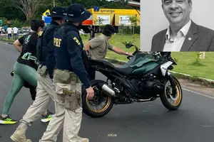 Médico morto pode ter caído de moto ao tentar mudar de faixa em Teresina (Foto: Reprodução)