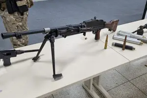 Metralhadora de uso restrito (Foto: Reprodução)