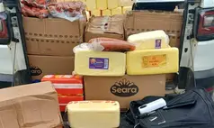 PRF recupera veículo roubado e apreende 750 kg de alimentos irregulares no Piauí