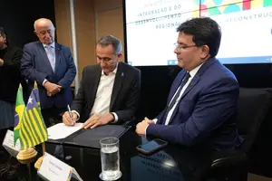 Rafael Fonteles em despacho em Brasilia (Foto: SECOM)