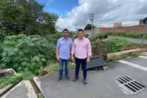 Superintendente Executivo SDU-Sudeste David e Gustavo Henrique pela Cidade (Foto: Revista40graus)