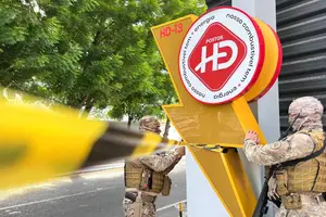 Um dos postos interditados pela Operação Carbono Oculto 86 (Foto: SSP-PI)