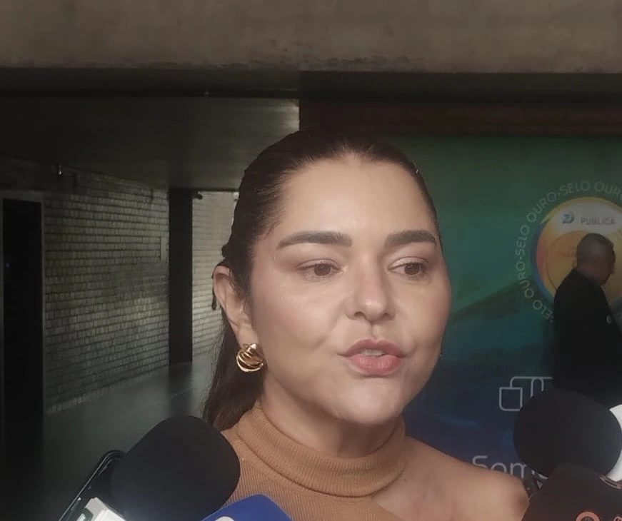 A deputada estadual Janainna Marques na Assembleia Legislativa do Piauí