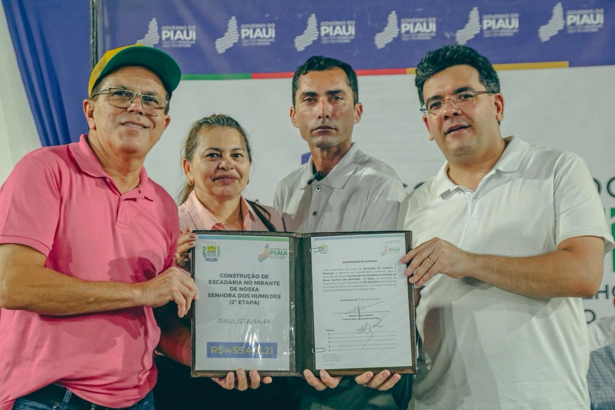 Assinatura da ordem de serviço