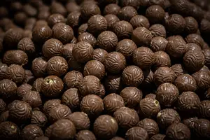 Bombons em fábrica de chocolates da Cacau Show em São Paulo (Foto: Rafaela Araújo)