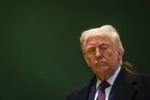 Donald Trump, presidente dos Estados Unidos (Foto: Reprodução | Peng Ziyang - 22 de janeiro de 2026/Xinhua)