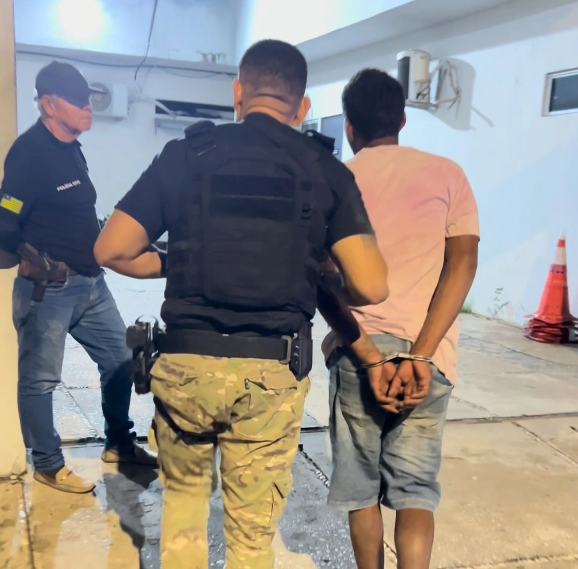 Homem foi preso pela Guarda Civil Municipal (GCM) suspeito de tentativa de homicídio qualificado, no município de José de Freitas