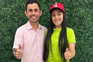 José Soares de Abreu Júnior e da vice-prefeita Anna Soares Belé (Foto: Reprodução)