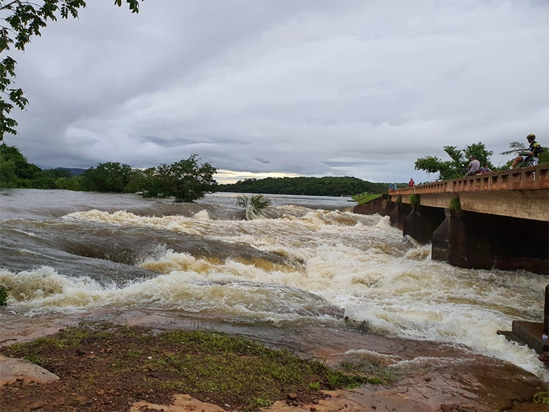 Nível máximo das águas nos reservatórios