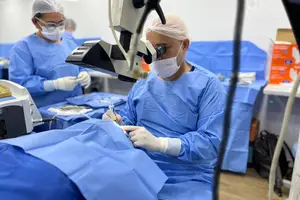 Sesapi prevê mais de 7 mil cirurgias de catarata e beneficiados comemoraram melhoria da qualidade de vida (Foto: SESAPI)