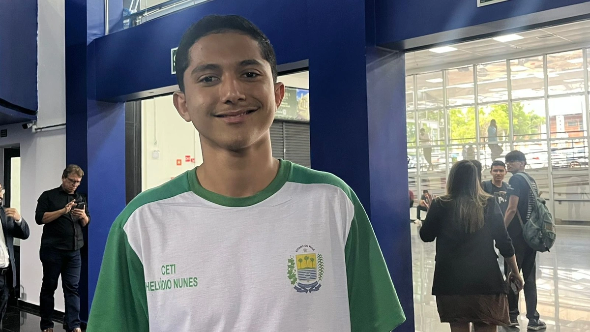 Thiago de Carvalho Silva, do Centro de Ensino de Tempo Integral (Ceti) Helvídio Nunes