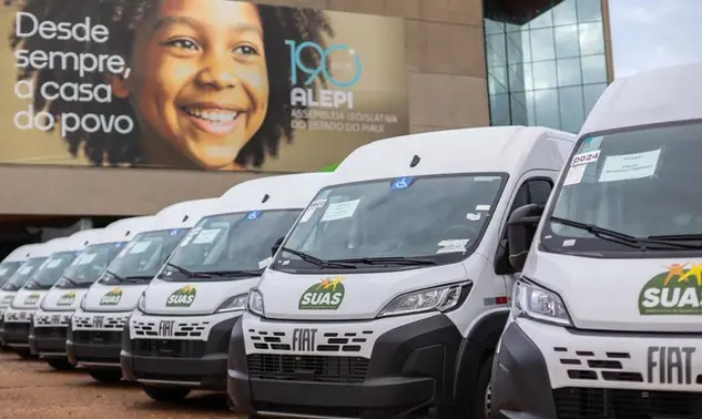 Piauí recebe 53 vans do MobSUAS para ampliar assistência social