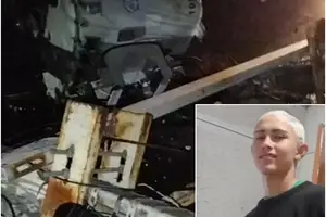 Adolescente Samuel Izac de Oliveira Azevedo, de 15 anos, morreu na noite de sábado (30) após a motocicleta em que estava colidir contra um poste e ser atingido por um transformador de energia elétrica na região do bairro Itararé, zona Sudeste de Teresina (Foto: Reprodução)