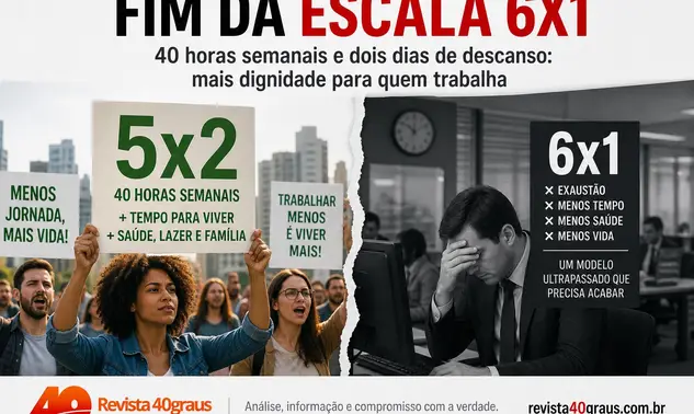 Pressão popular cresce contra escala 6x1 e expõe resistência no Congresso