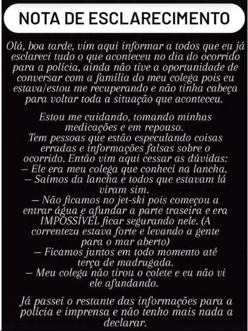 Declarações de Bruna
