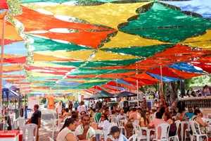 Feira na Praça Pedro II (Foto: Reprodução)