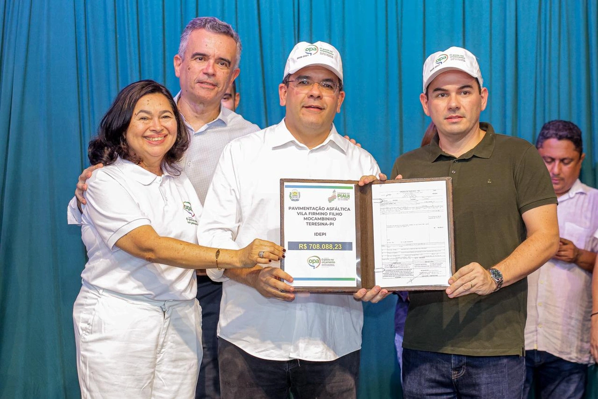 Governo do Estado entrega certificados de seis obras finalizadas do OPA e anuncia novos investimentos na zona norte de Teresina