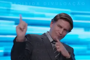 Jim Caviezel como Jair Bolsonaro no trailer do filme 'Dark Horse' (Foto: Flavio Bolsonaro/Youtube)