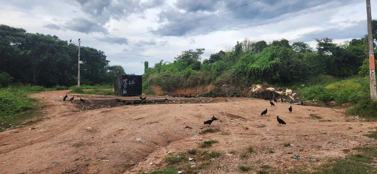 Lixão no Residencial Parque Wall Ferraz na Santa Maria da Codipe