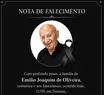 Morre aos 90 anos Emílio Joaquim, pai do vereador Dudu e de Emílio Júnior