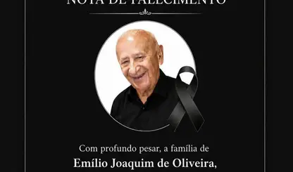 Morre aos 90 anos Emílio Joaquim, pai do vereador Dudu e de Emílio Júnior
