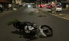 Falha nos freios provoca acidente e deixa dois feridos na Avenida Valter Alencar