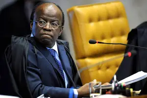 O ex-ministro do STF Joaquim Barbosa, agora lançado como pré-candidato à Presidência da República pelo Democracia Cristã (DC) (Foto: Pedro Ladeira)
