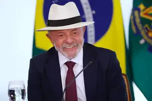 O presidente Luiz Inácio Lula da Silva em solenidade no Palácio do Planalto (Foto: Pedro Ladeira)