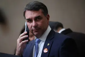 O senador Flávio Bolsonaro (PL-RJ), pré-candidato à Presidência da República (Foto: Reuters)