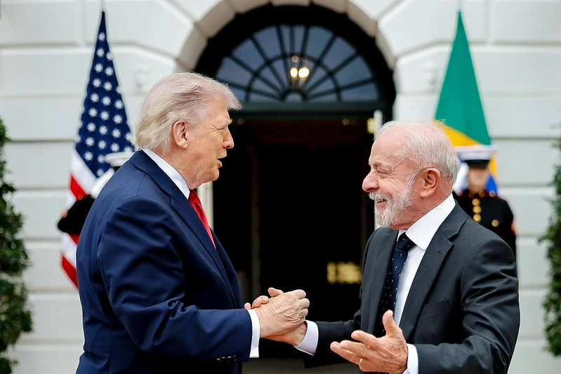 Trump e Lula na Casa Branca