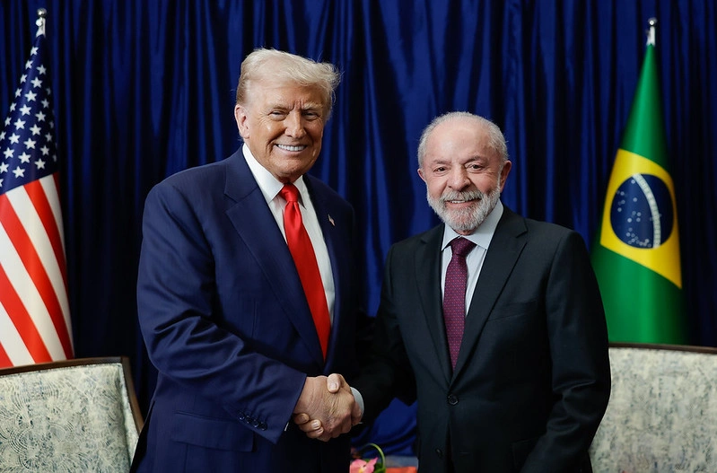 Trump e Lula na Malásia