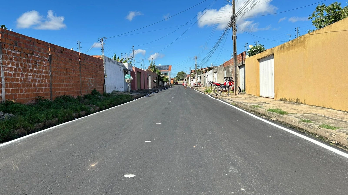 Via asfaltada de Teresina