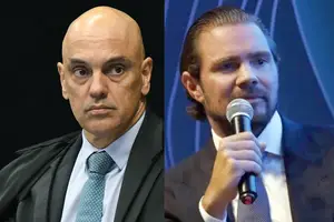 Alexandre de Moraes e Vorcaro (Foto: Foto montagem)