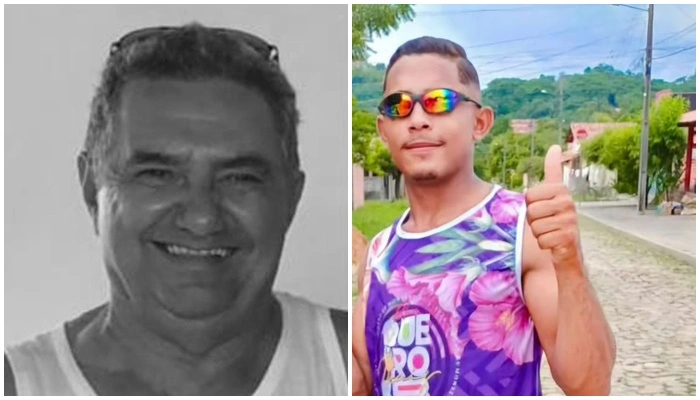 Antonio Sergio de Oliveira Neto e o acusado Laecio Oliveira da Penha