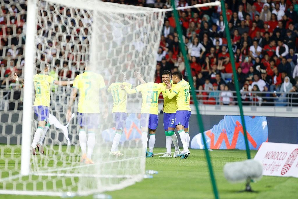 Ciclo para a Copa do Mundo de 2026 começou com amistoso com o Marrocos; Casemiro marcou o gol da Seleção no revés por 2 a 1