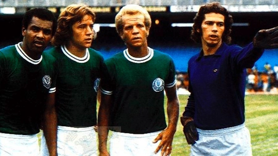 Luis Pereira, Leivinha, Ademir da Guia, Leão alguns dos craques da história do Palmeiras