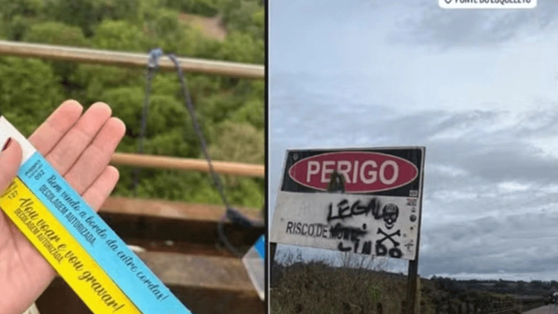Maria Eduarda Rodrigues, de 21 anos, morreu na manhã deste sábado (13) após saltar de bungee jump na Ponte do Esqueleto, em Limeira, no interior de São Paulo