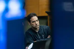 O ex-vereador Jairinho durante julgamento pela morte de Heny Borel (Foto: TJRJ)