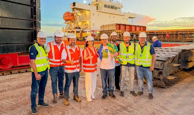 Porto Piauí recebe primeiro navio de carga e inaugura nova fase da logística no estado