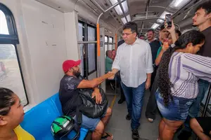 Rafael Fonteles entrega mais uma estação do Metrô de Teresina na zona sudeste e dobra capacidade para até 10 mil usuários (Foto: Gabriel Paulino)