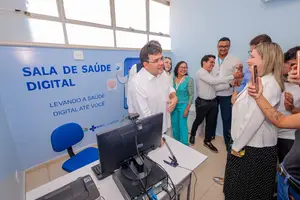 Rafael Fonteles entrega reforma do Ambulatório Azul do HGV (Foto: Amanda Costa)