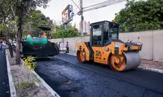 Programa Mais Asfalto ultrapassa 50% de execução e avança em vias da zona Leste de Teresina
